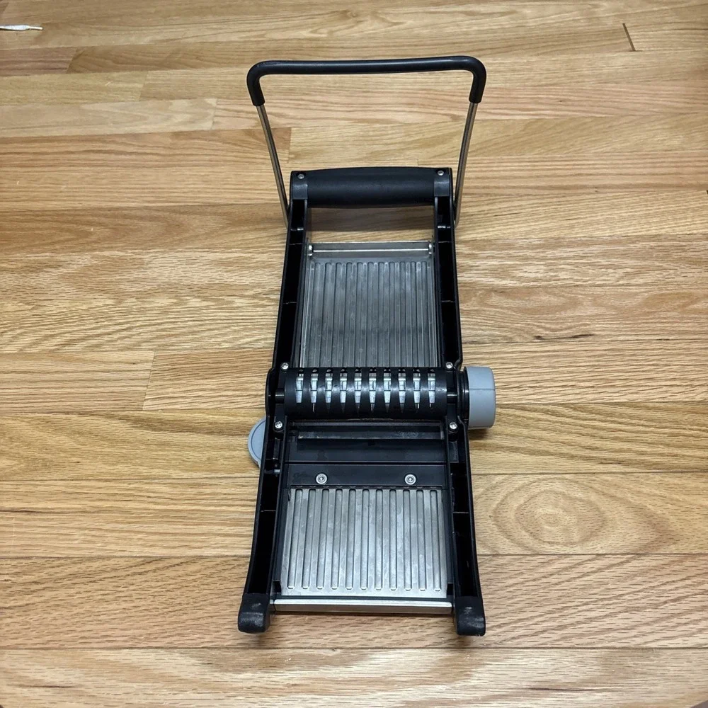 Winco MDL4P 14 3/4 in x 5 1/2 in Mandoline MISSING SLIDE‎ SLICER BLACK EUC